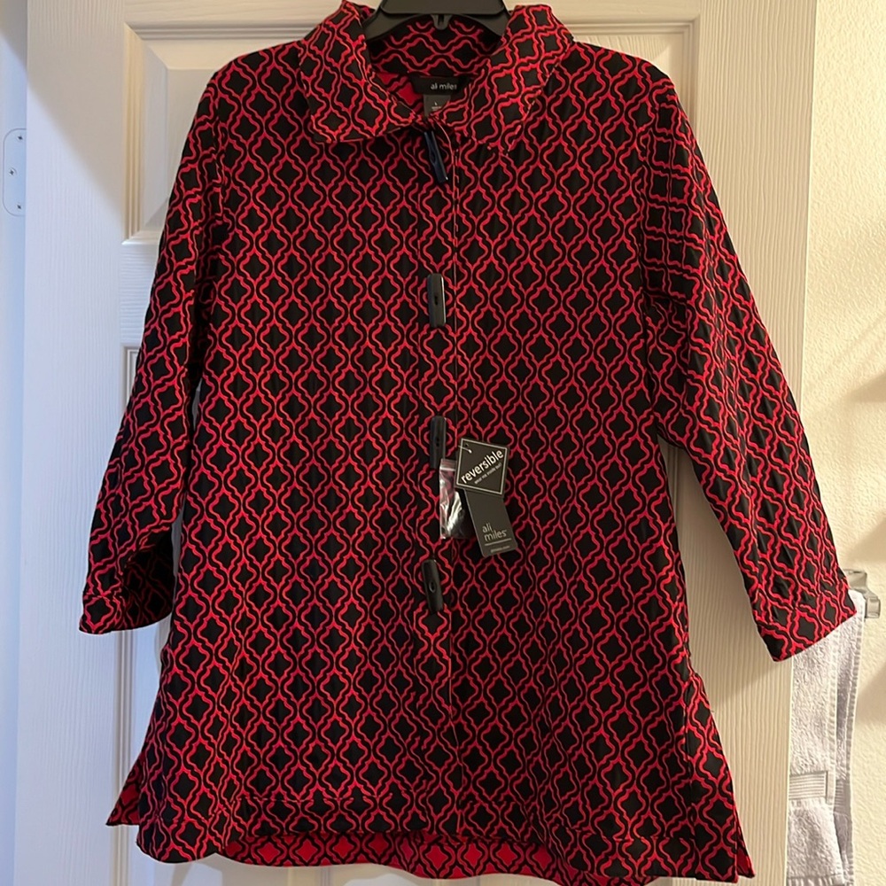 Ali Miles L Reversible blazer jacket NWT